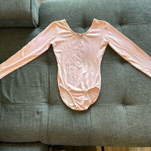 Girls Pink Ballet Leotard